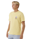 The Rip Curl Mens SWC Breaker T-Shirt in Straw