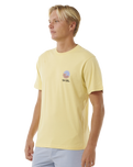 The Rip Curl Mens SWC Breaker T-Shirt in Straw