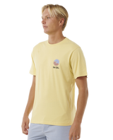 The Rip Curl Mens SWC Breaker T-Shirt in Straw