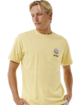 The Rip Curl Mens SWC Breaker T-Shirt in Straw