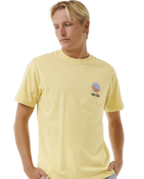 The Rip Curl Mens SWC Breaker T-Shirt in Straw