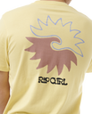 The Rip Curl Mens SWC Breaker T-Shirt in Straw