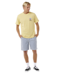 The Rip Curl Mens SWC Breaker T-Shirt in Straw