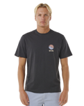 The Rip Curl Mens SWC Breaker T-Shirt in Washed Black