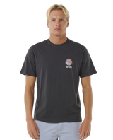 The Rip Curl Mens SWC Breaker T-Shirt in Washed Black