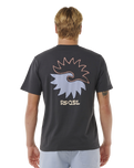 The Rip Curl Mens SWC Breaker T-Shirt in Washed Black