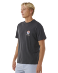 The Rip Curl Mens SWC Breaker T-Shirt in Washed Black