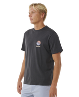 The Rip Curl Mens SWC Breaker T-Shirt in Washed Black