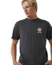 The Rip Curl Mens SWC Breaker T-Shirt in Washed Black