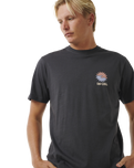 The Rip Curl Mens SWC Breaker T-Shirt in Washed Black