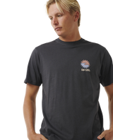 The Rip Curl Mens SWC Breaker T-Shirt in Washed Black