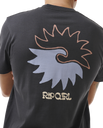 The Rip Curl Mens SWC Breaker T-Shirt in Washed Black