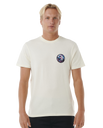 The Rip Curl Mens Wettie Passage T-Shirt in Bone