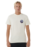 The Rip Curl Mens Wettie Passage T-Shirt in Bone