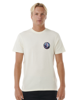 The Rip Curl Mens Wettie Passage T-Shirt in Bone