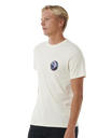 The Rip Curl Mens Wettie Passage T-Shirt in Bone