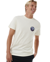 The Rip Curl Mens Wettie Passage T-Shirt in Bone