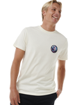 The Rip Curl Mens Wettie Passage T-Shirt in Bone