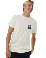 The Rip Curl Mens Wettie Passage T-Shirt in Bone