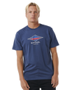 The Rip Curl Mens Filler T-Shirt in Washed Navy