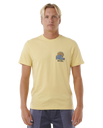 The Rip Curl Mens SWC Hazey T-Shirt in Straw