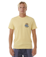 The Rip Curl Mens SWC Hazey T-Shirt in Straw