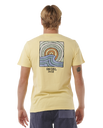 The Rip Curl Mens SWC Hazey T-Shirt in Straw