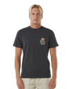 The Rip Curl Mens SWC Hazey T-Shirt in Washed Black