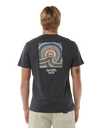 The Rip Curl Mens SWC Hazey T-Shirt in Washed Black