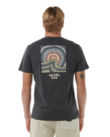 The Rip Curl Mens SWC Hazey T-Shirt in Washed Black