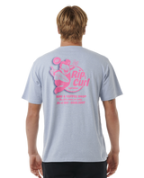 The Rip Curl Mens Surfer Dude T-Shirt in Spray Blue