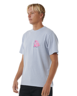 The Rip Curl Mens Surfer Dude T-Shirt in Spray Blue