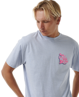 The Rip Curl Mens Surfer Dude T-Shirt in Spray Blue