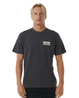 The Rip Curl Mens Surfer Dude T-Shirt in Washed Black