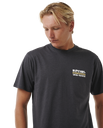 The Rip Curl Mens Surfer Dude T-Shirt in Washed Black