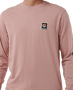 The Rip Curl Mens SWC Breaker Long Sleeve T-Shirt in Mushroom