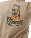 The Rip Curl Mens VaporCool Search Stack T-Shirt in Sand Dune