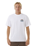 The Rip Curl Mens VaporCool Search Trek T-Shirt in White