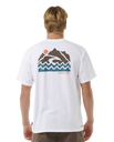 The Rip Curl Mens VaporCool Search Trek T-Shirt in White