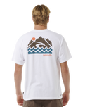 The Rip Curl Mens VaporCool Search Trek T-Shirt in White