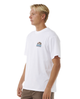 The Rip Curl Mens VaporCool Search Trek T-Shirt in White