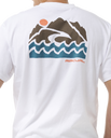 The Rip Curl Mens VaporCool Search Trek T-Shirt in White