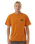 The Rip Curl Mens VaporCool Search Trek T-Shirt in Orange Amber