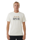 The Rip Curl Mens Horizon T-Shirt in Bone