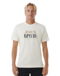 The Rip Curl Mens Horizon T-Shirt in Bone