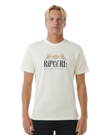 The Rip Curl Mens Horizon T-Shirt in Bone