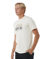 The Rip Curl Mens Horizon T-Shirt in Bone