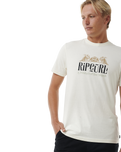 The Rip Curl Mens Horizon T-Shirt in Bone