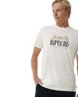 The Rip Curl Mens Horizon T-Shirt in Bone