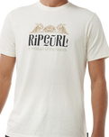 The Rip Curl Mens Horizon T-Shirt in Bone